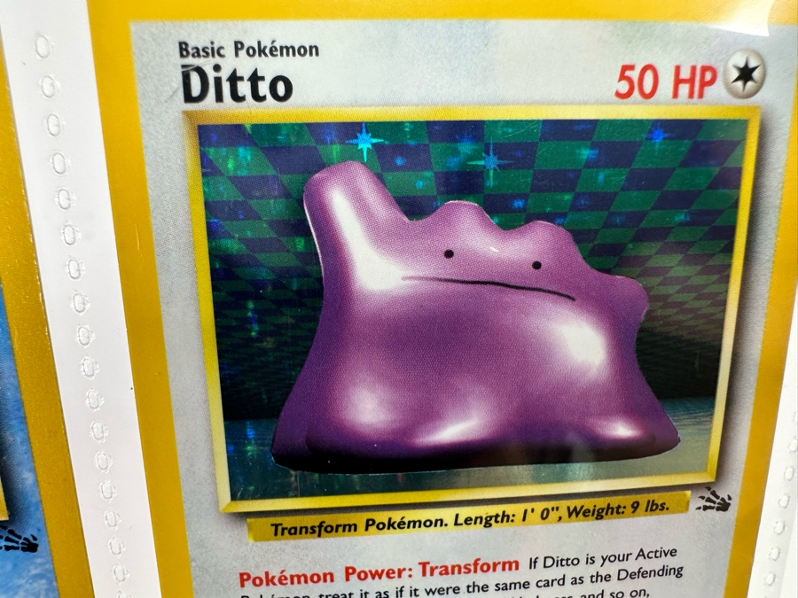 1999 'Unlimited' Third Print Run Pokemon Cards - 18 Cards Stored In Protective Sleeves Ready For Grading - Two Holographic Cards [Photo 16]