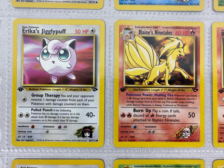 1999-2000 1st Edition Pokemon Cards - 18 Cards Stored In Protective Sleeves Ready For Grading [Photo 7]