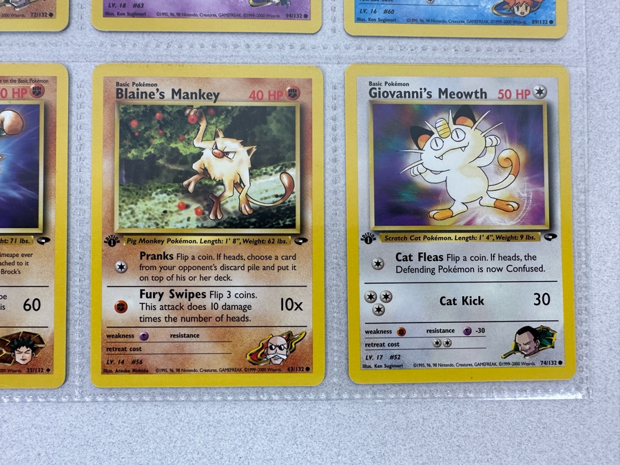 1999-2000 1st Edition Pokemon Cards - 18 Cards Stored In Protective Sleeves Ready For Grading [Photo 12]