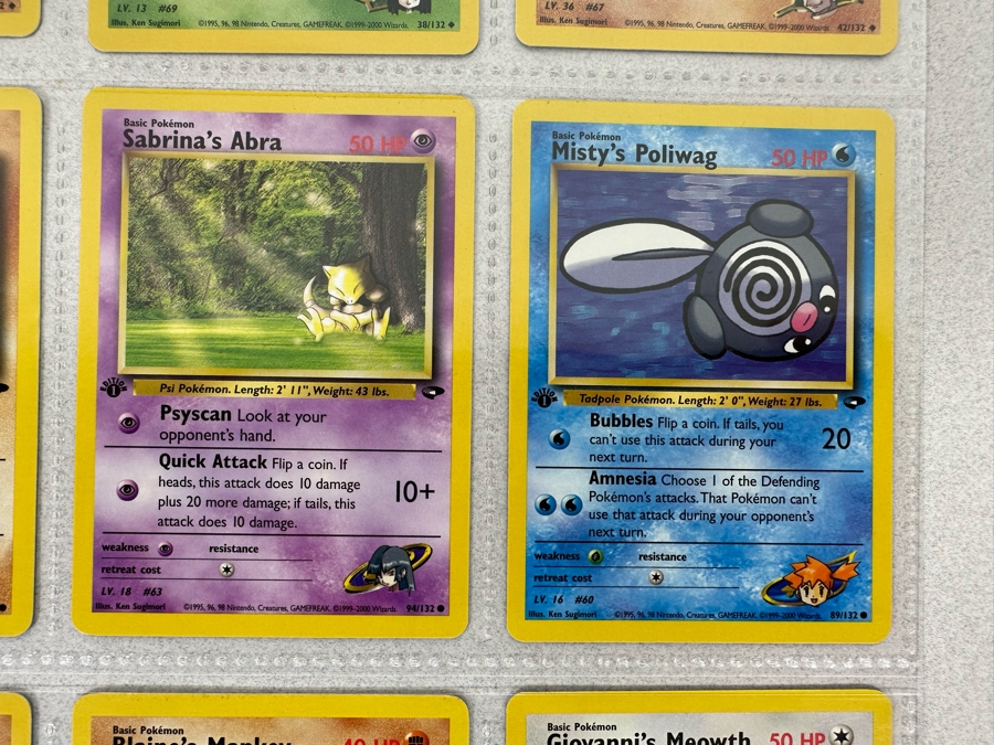 1999-2000 1st Edition Pokemon Cards - 18 Cards Stored In Protective Sleeves Ready For Grading [Photo 9]
