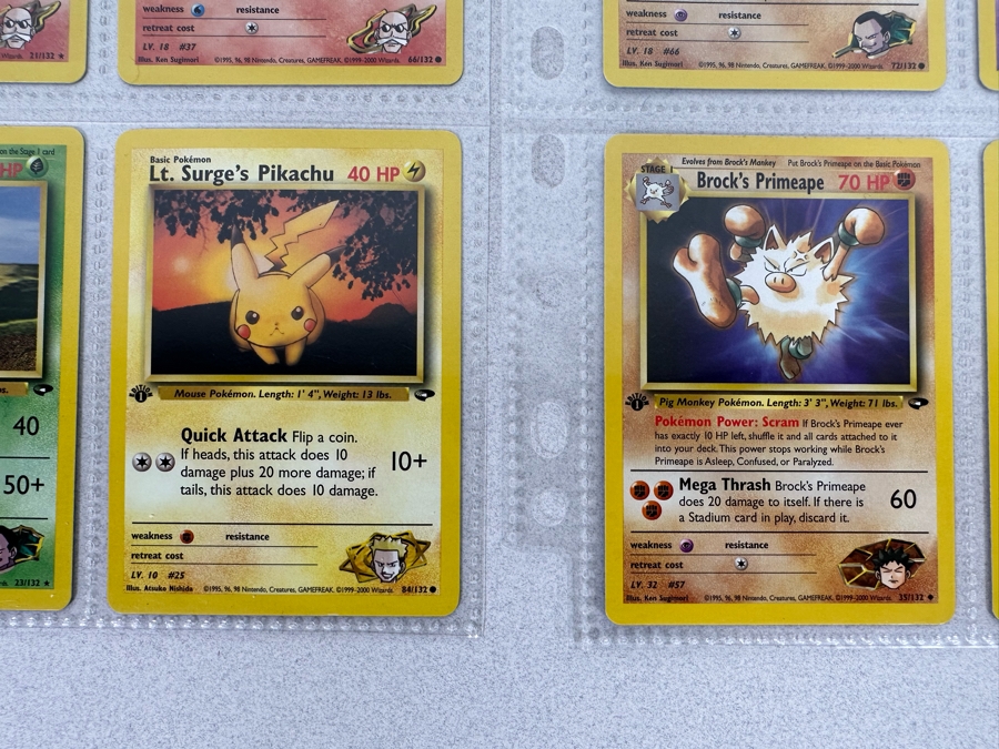 1999-2000 1st Edition Pokemon Cards - 18 Cards Stored In Protective Sleeves Ready For Grading [Photo 11]