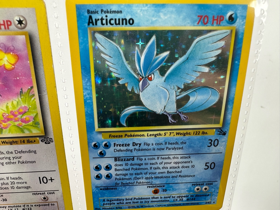 1999 'Unlimited' Third Print Run Pokemon Cards - 18 Cards Stored In Protective Sleeves Ready For Grading - Two Holographic Cards [Photo 14]