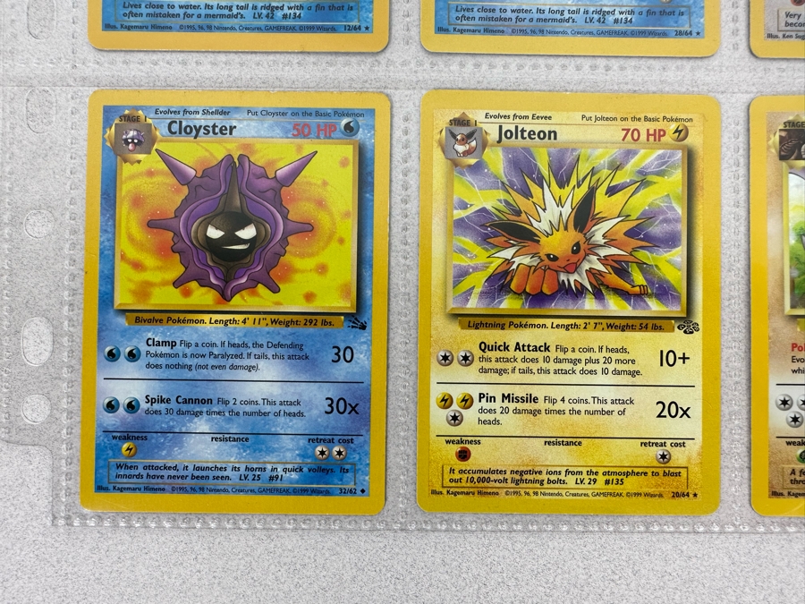 1999 'Unlimited' Third Print Run Pokemon Cards - 18 Cards Stored In Protective Sleeves Ready For Grading - Two Holographic Cards [Photo 11]