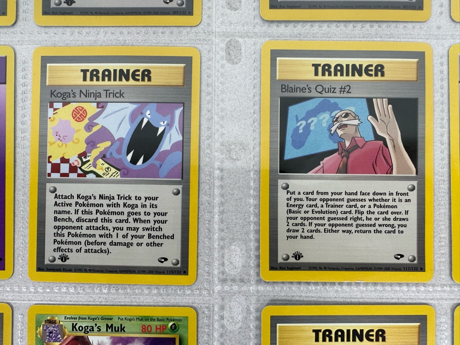 1999-2000 1st Edition Pokemon Cards - 18 Cards Stored In Protective Sleeves Ready For Grading [Photo 6]