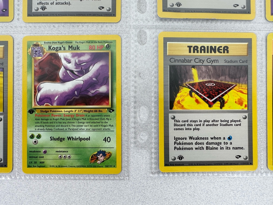 1999-2000 1st Edition Pokemon Cards - 18 Cards Stored In Protective Sleeves Ready For Grading [Photo 9]