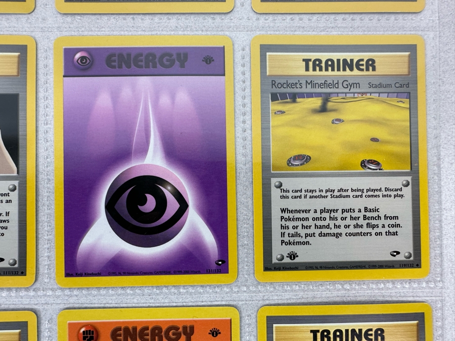 1999-2000 1st Edition Pokemon Cards - 18 Cards Stored In Protective Sleeves Ready For Grading [Photo 7]