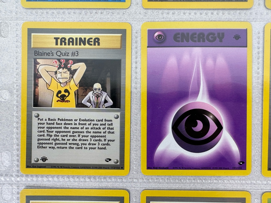 1999-2000 1st Edition Pokemon Cards - 18 Cards Stored In Protective Sleeves Ready For Grading [Photo 5]
