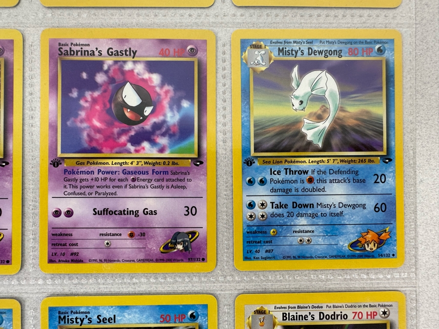 1999-2000 1st Edition Pokemon Cards - 18 Cards Stored In Protective Sleeves Ready For Grading [Photo 8]