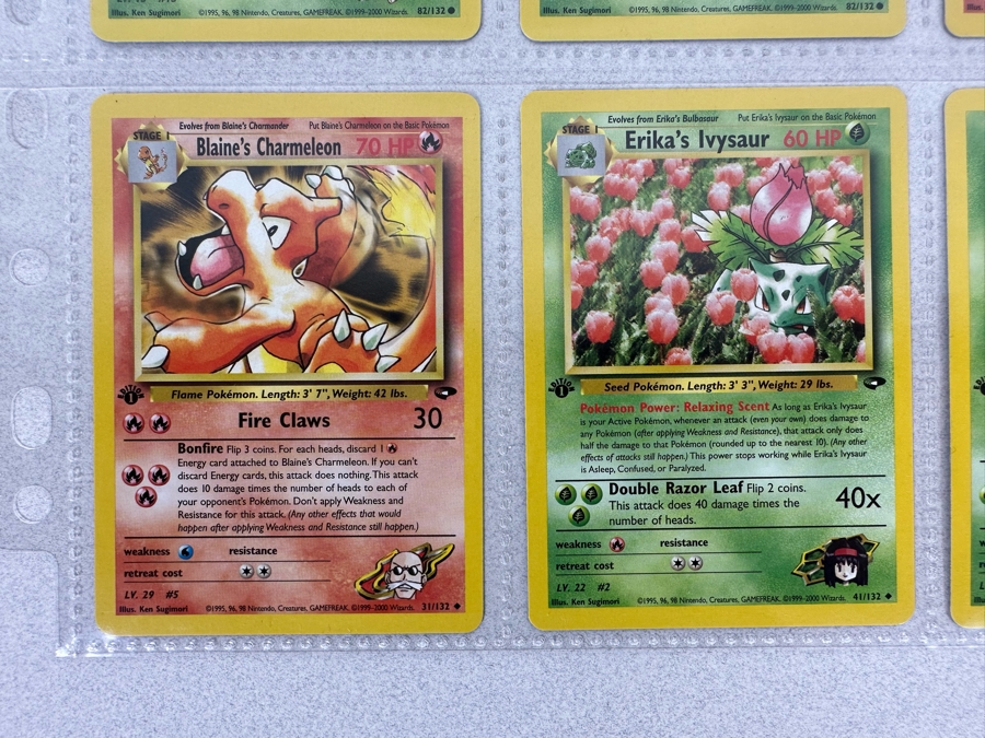 1999-2000 1st Edition Pokemon Cards - 18 Cards Stored In Protective Sleeves Ready For Grading [Photo 9]