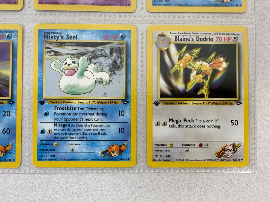 1999-2000 1st Edition Pokemon Cards - 18 Cards Stored In Protective Sleeves Ready For Grading [Photo 11]