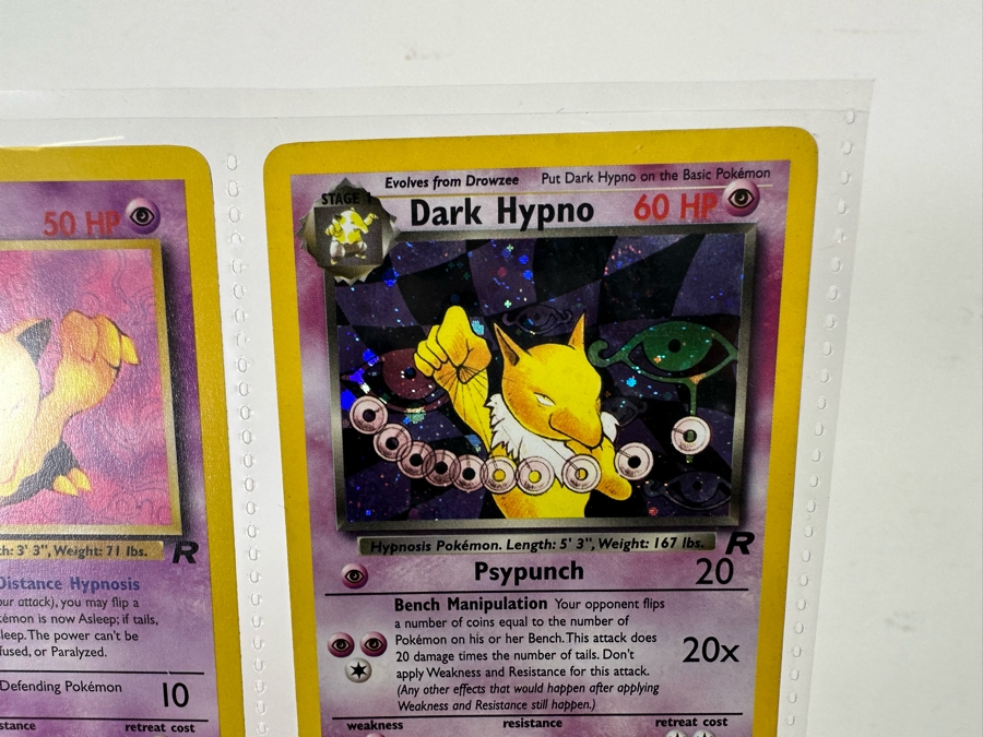 1999-2000 Some 1st Edition Pokemon Cards - 18 Cards Stored In Protective Sleeves Ready For Grading - Three Holographic Cards [Photo 17]