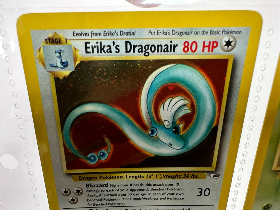 1999-2000 Some 1st Edition Pokemon Cards - 18 Cards Stored In Protective Sleeves Ready For Grading - Three Holographic Cards [Photo 15]