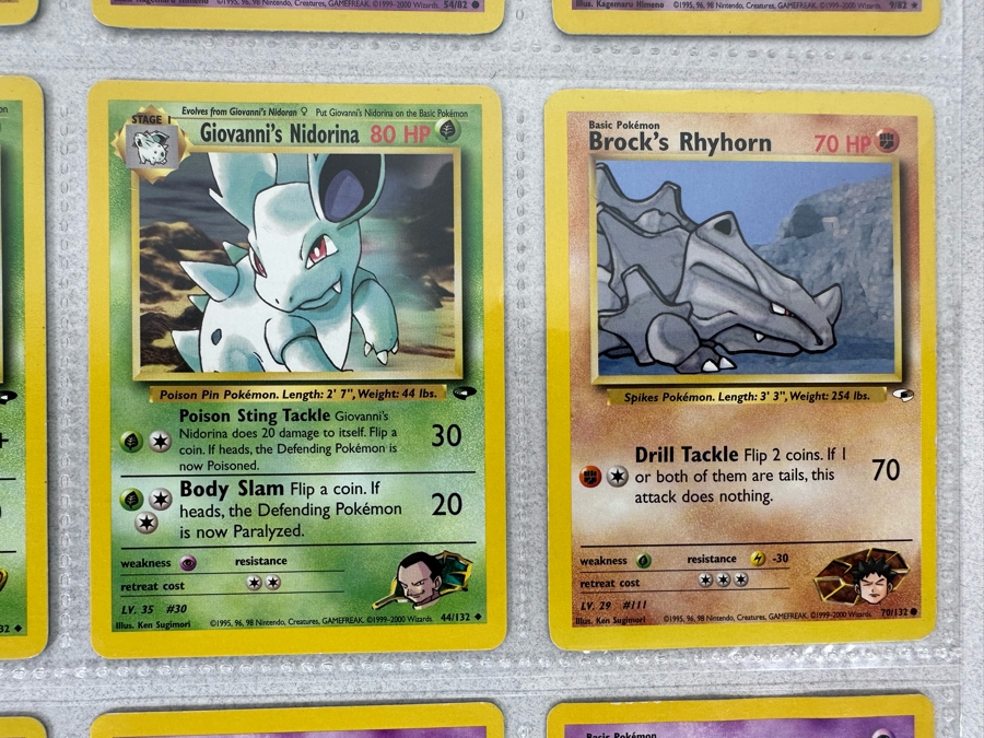 1999-2000 Some 1st Edition Pokemon Cards - 18 Cards Stored In Protective Sleeves Ready For Grading - Three Holographic Cards [Photo 9]