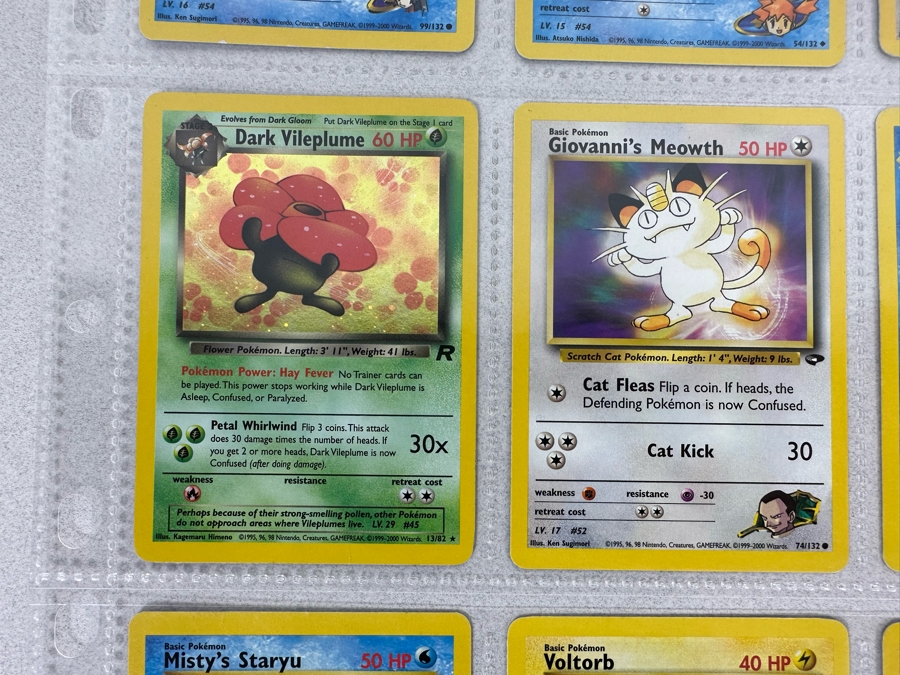 1999-2000 Pokemon Cards - 18 Cards Stored In Protective Sleeves Ready For Grading - One Holographic Card & One 1st Edition [Photo 6]