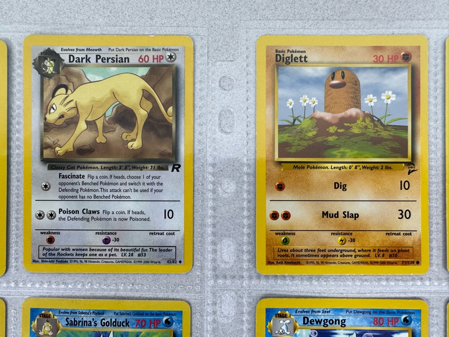 1999-2000 Pokemon Cards - 18 Cards Stored In Protective Sleeves Ready For Grading - One Holographic Card & One 1st Edition [Photo 4]