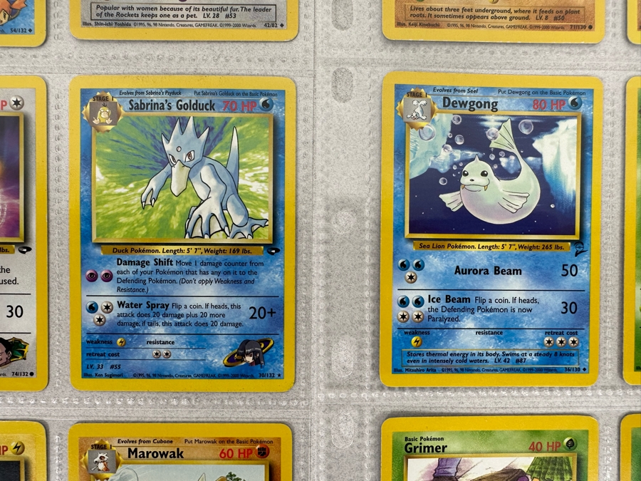 1999-2000 Pokemon Cards - 18 Cards Stored In Protective Sleeves Ready For Grading - One Holographic Card & One 1st Edition [Photo 8]