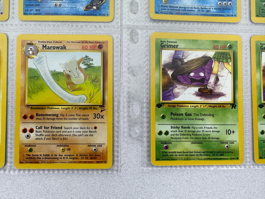 1999-2000 Pokemon Cards - 18 Cards Stored In Protective Sleeves Ready For Grading - One Holographic Card & One 1st Edition [Photo 11]