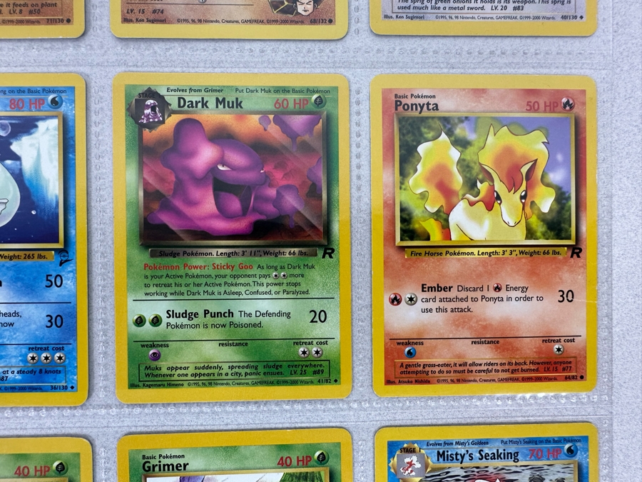 1999-2000 Pokemon Cards - 18 Cards Stored In Protective Sleeves Ready For Grading - One Holographic Card & One 1st Edition [Photo 9]