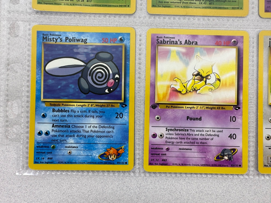 1999-2000 Pokemon Cards - 18 Cards Stored In Protective Sleeves Ready For Grading - Two Holographic Cards & Two 1st Edition Cards [Photo 10]