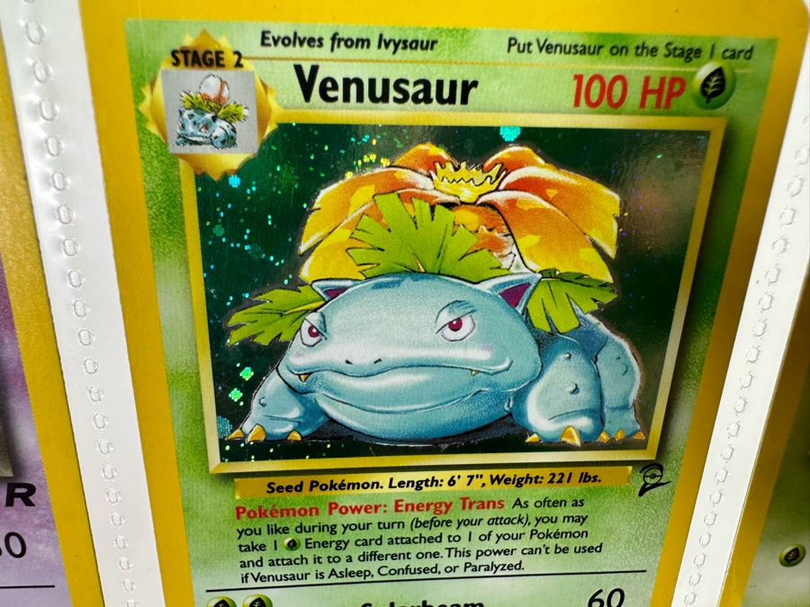 1999-2000 Pokemon Cards - 18 Cards Stored In Protective Sleeves Ready For Grading - Two Holographic Cards & Two 1st Edition Cards [Photo 14]