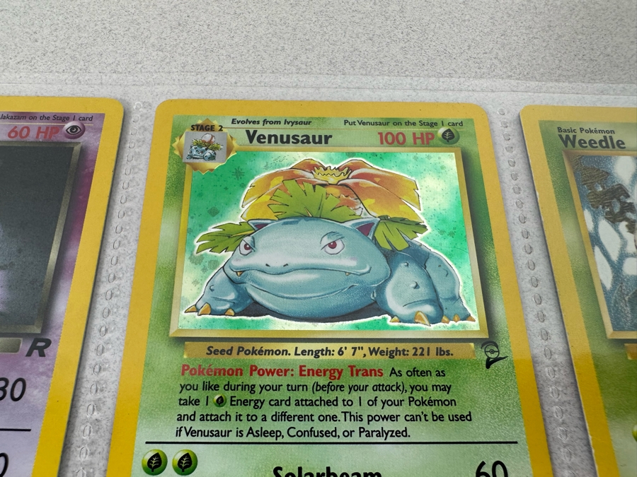 1999-2000 Pokemon Cards - 18 Cards Stored In Protective Sleeves Ready For Grading - Two Holographic Cards & Two 1st Edition Cards [Photo 6]