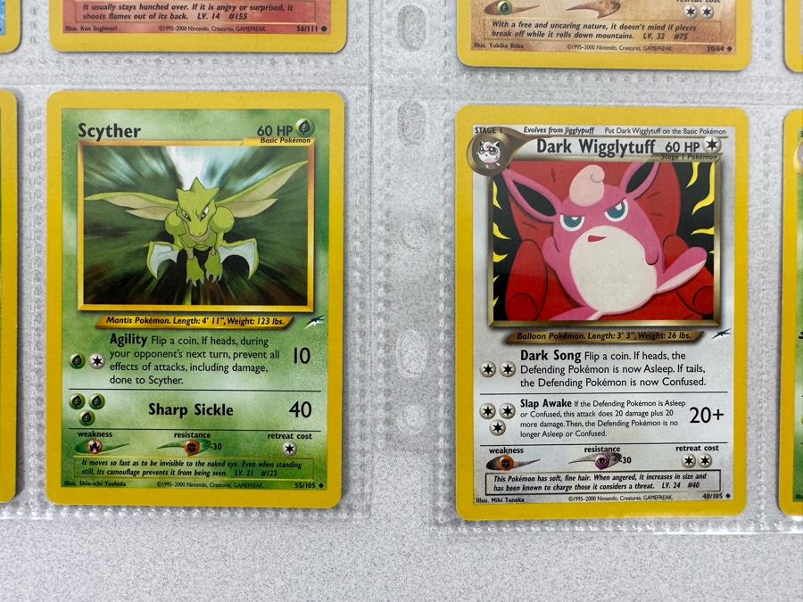 1995-2000 Pokemon Cards - 18 Cards Stored In Protective Sleeves Ready For Grading - Twelve 1st Edition Cards [Photo 9]