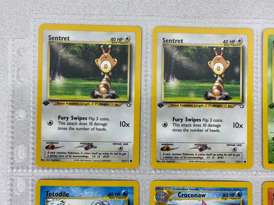 1995-2000 Pokemon Cards - 18 Cards Stored In Protective Sleeves Ready For Grading - Twelve 1st Edition Cards [Photo 3]