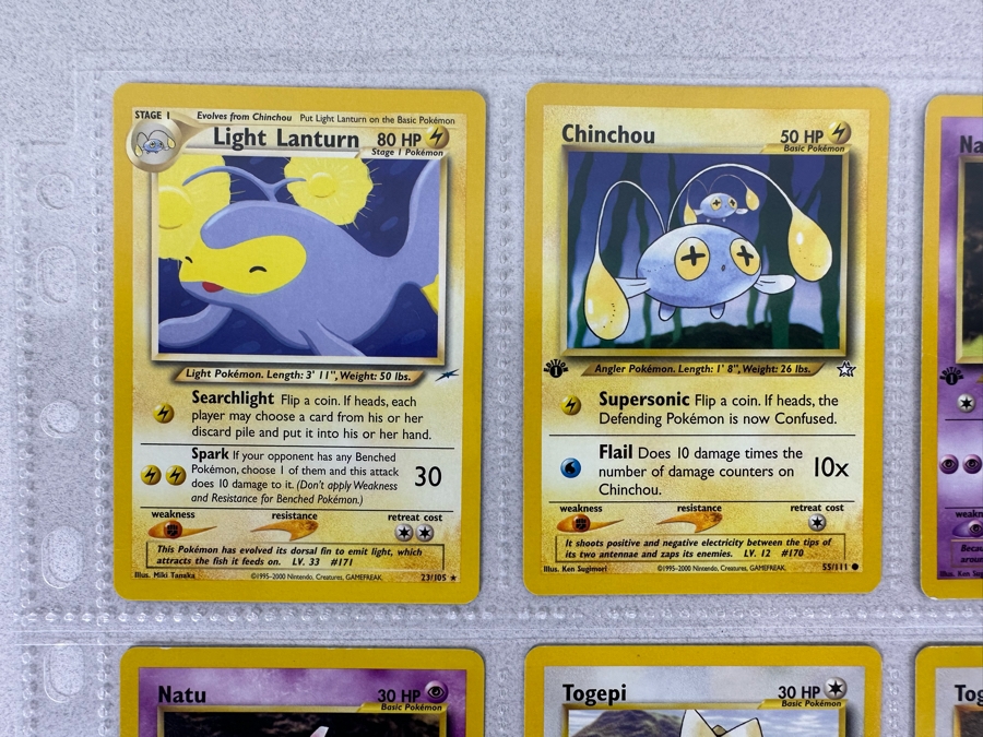 1995-2000 Pokemon Cards - 18 Cards Stored In Protective Sleeves Ready For Grading - Five 1st Edition Cards [Photo 3]