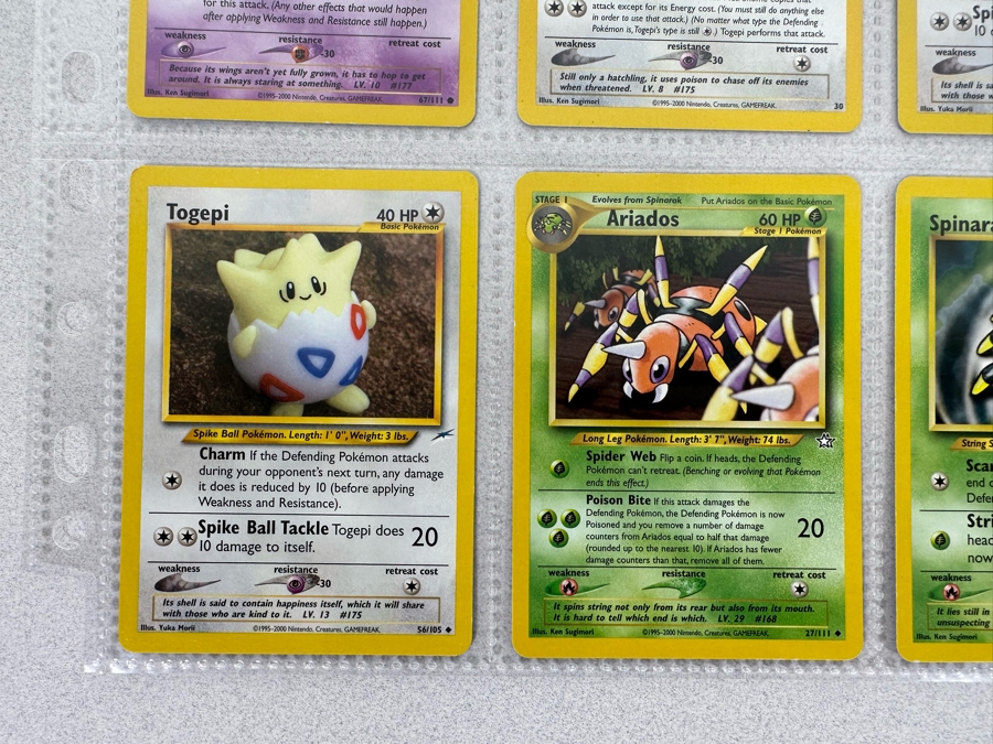 1995-2000 Pokemon Cards - 18 Cards Stored In Protective Sleeves Ready For Grading - Five 1st Edition Cards [Photo 9]