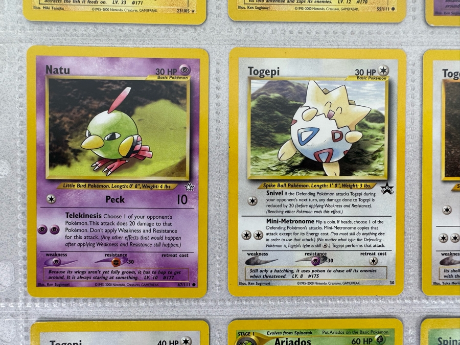 1995-2000 Pokemon Cards - 18 Cards Stored In Protective Sleeves Ready For Grading - Five 1st Edition Cards [Photo 6]