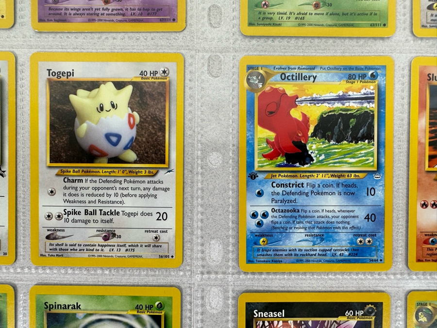 1995-2000 Pokemon Cards - 18 Cards Stored In Protective Sleeves Ready For Grading - Five 1st Edition Cards [Photo 7]