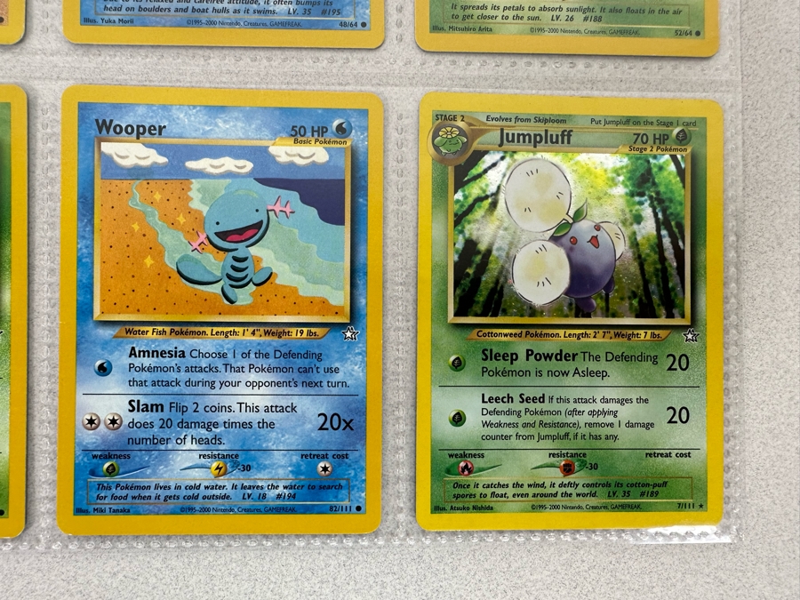 1995-2000 Pokemon Cards - 18 Cards Stored In Protective Sleeves Ready For Grading - Nine 1st Edition Cards & One Holographic Card [Photo 11]