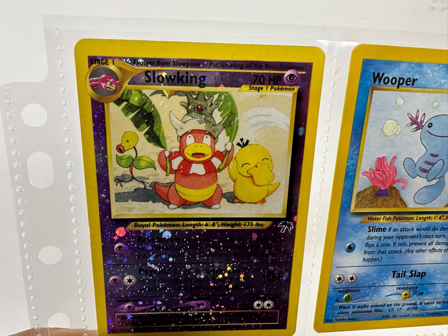 1995-2001 Pokemon Cards - 18 Cards Stored In Protective Sleeves Ready For Grading - Two Holographic Cards [Photo 15]