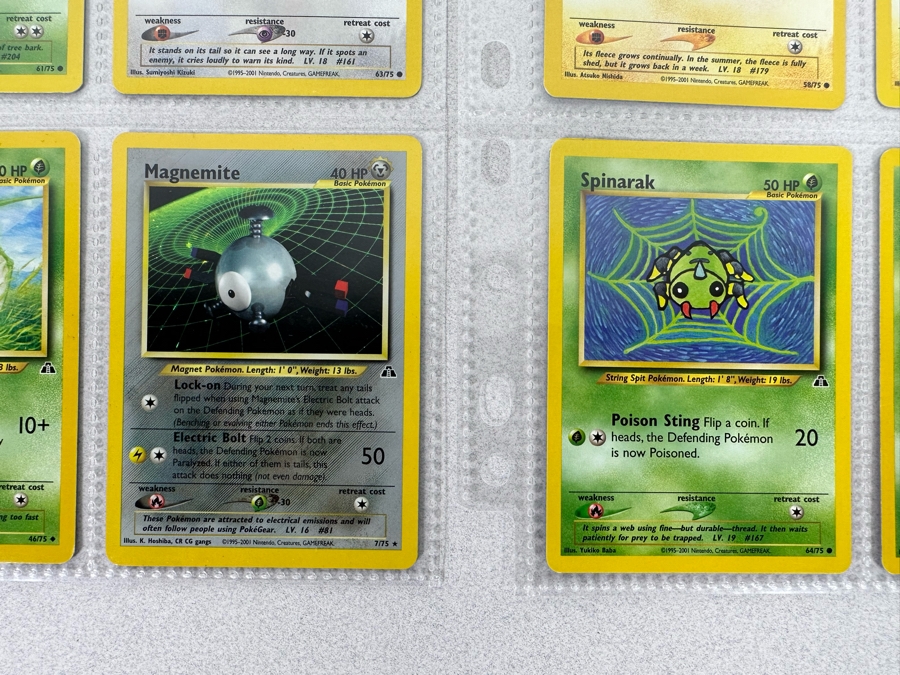 1995-2001 Pokemon Cards - 18 Cards Stored In Protective Sleeves Ready For Grading - Two Holographic Cards [Photo 10]