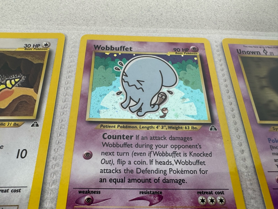 1995-2001 Pokemon Cards - 18 Cards Stored In Protective Sleeves Ready For Grading - Two Holographic Cards [Photo 6]