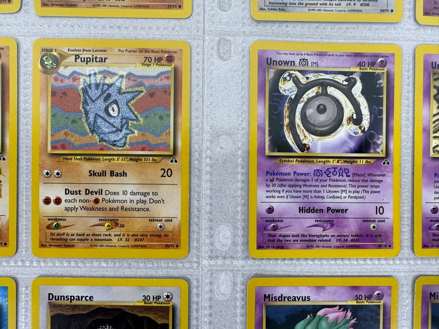 1995-2001 Pokemon Cards - 18 Cards Stored In Protective Sleeves Ready For Grading - Two Holographic Cards [Photo 8]