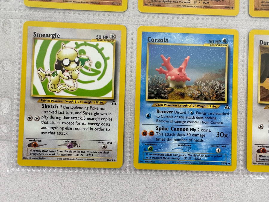 1995-2001 Pokemon Cards - 18 Cards Stored In Protective Sleeves Ready For Grading - Two Holographic Cards [Photo 10]