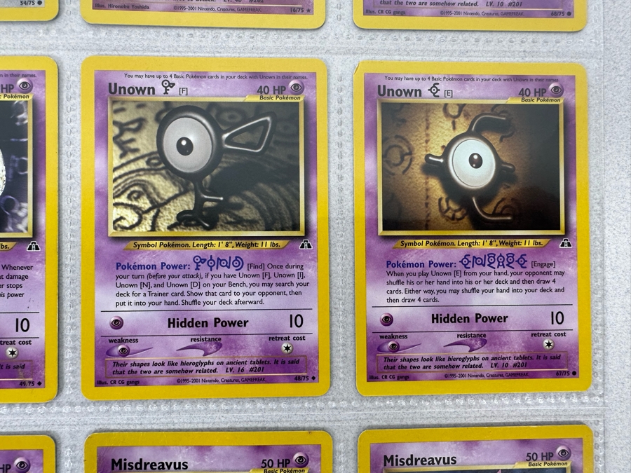 1995-2001 Pokemon Cards - 18 Cards Stored In Protective Sleeves Ready For Grading - Two Holographic Cards [Photo 9]