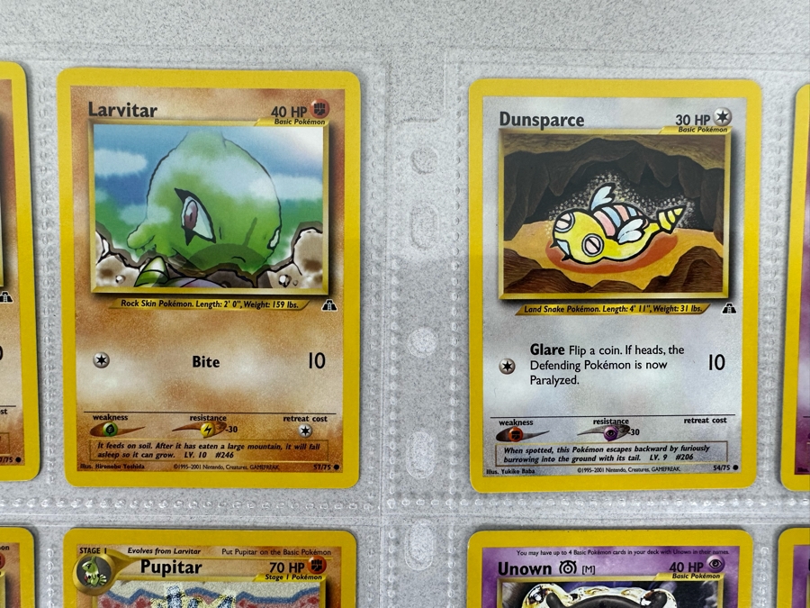 1995-2001 Pokemon Cards - 18 Cards Stored In Protective Sleeves Ready For Grading - Two Holographic Cards [Photo 4]