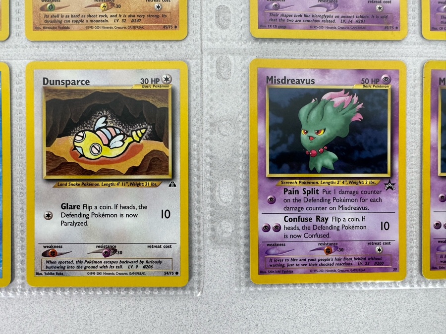 1995-2001 Pokemon Cards - 18 Cards Stored In Protective Sleeves Ready For Grading - Two Holographic Cards [Photo 11]