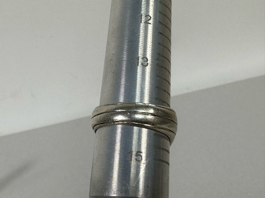 Vintage Sterling Silver Carved Cameo Ring Size 14 22.7g [Photo 13]