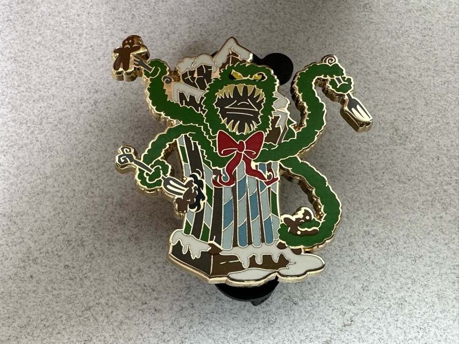 SIGNED Vintage Disneyland Haunted Mansion Holiday Gingerbread Mystery Set Limited Release Trading Pins With Original Boxes [Photo 16]