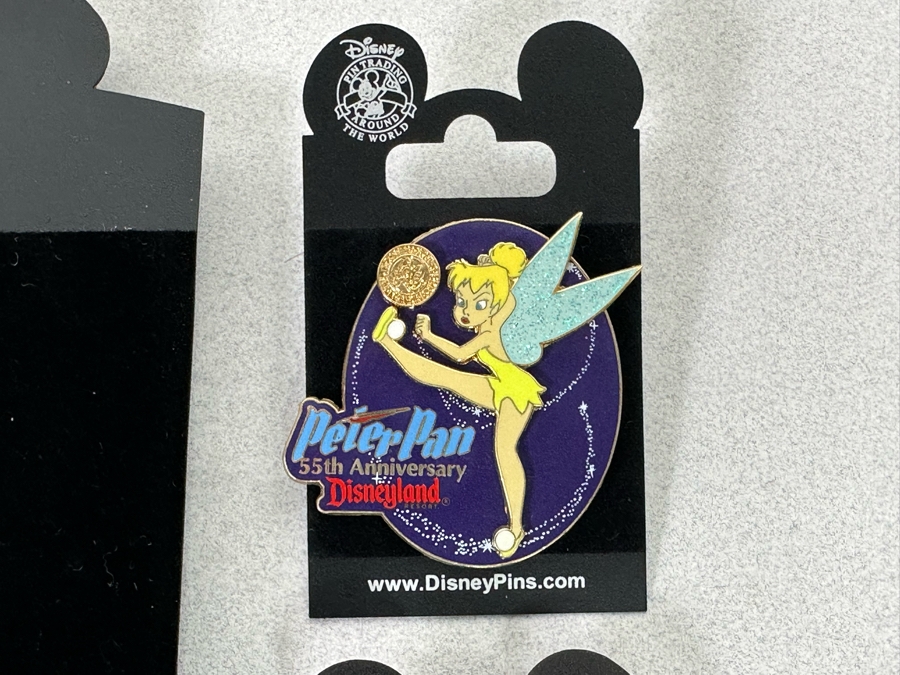 Collection Of Vintage Disneyland Trading Pins New On Cards - Nine Limited Edition Pins Tinker Bell [Photo 9]