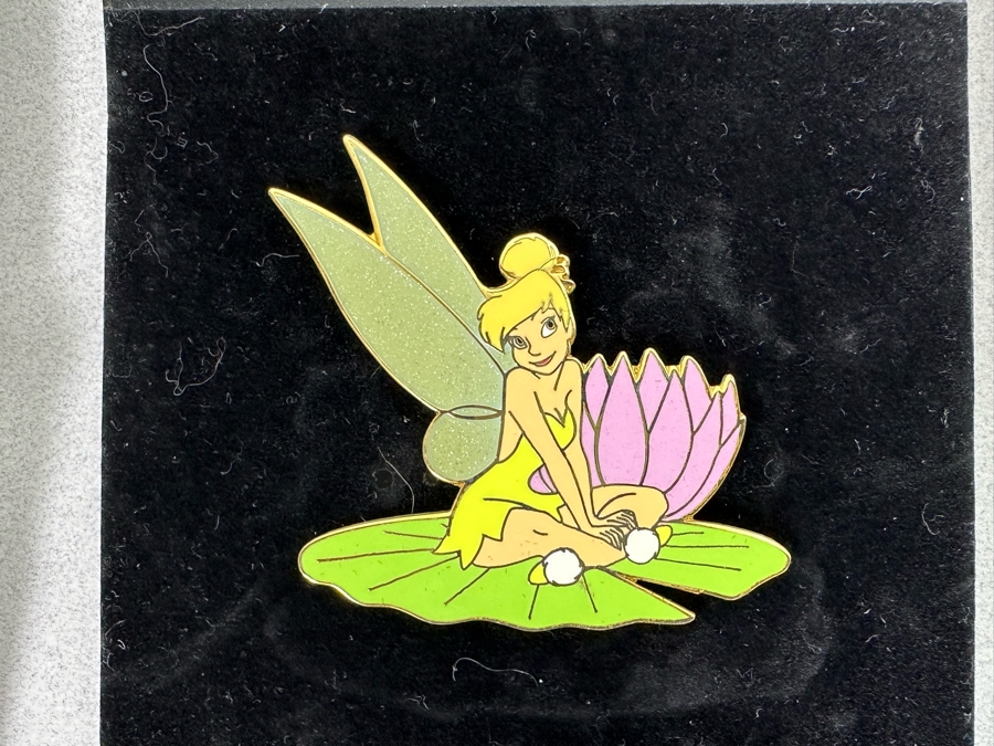 Collection Of Vintage Disneyland Trading Pins New On Cards Tinker Bell - Four First Release Pins [Photo 5]