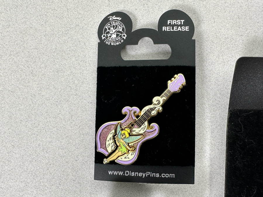 Collection Of Vintage Disneyland Trading Pins New On Cards Tinker Bell - Four First Release Pins [Photo 6]
