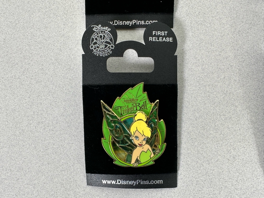 Collection Of Vintage Disneyland Trading Pins New On Cards Tinker Bell - Four First Release Pins [Photo 8]