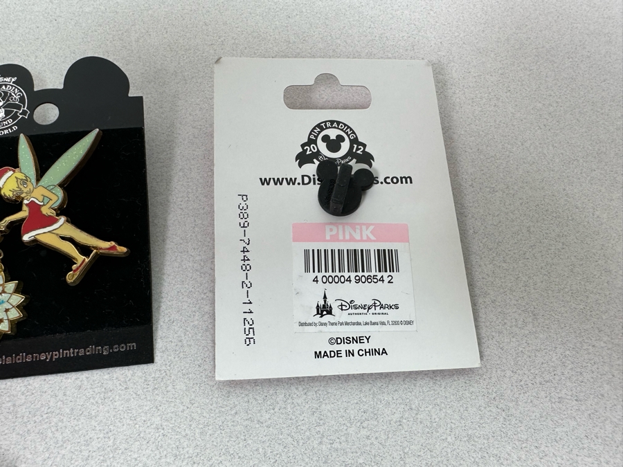 Collection Of Vintage Disneyland Trading Pins New On Cards Tinker Bell - One Limited Edition Pin [Photo 14]
