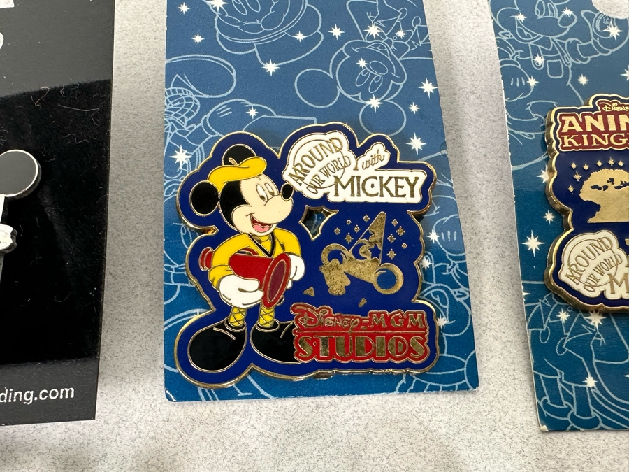 Collection Of Vintage Disneyland Trading Pins New On Cards - Two Limited Edition Pins [Photo 9]