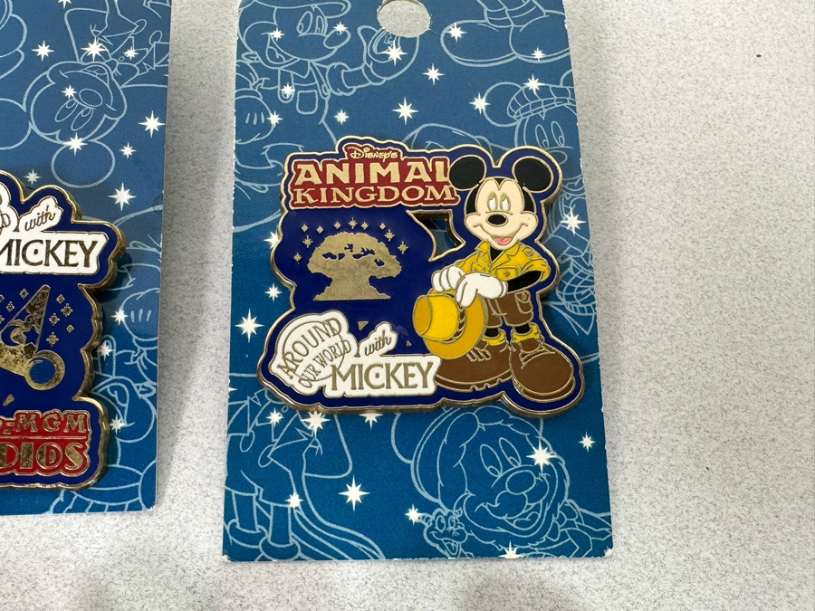 Collection Of Vintage Disneyland Trading Pins New On Cards - Two Limited Edition Pins [Photo 8]