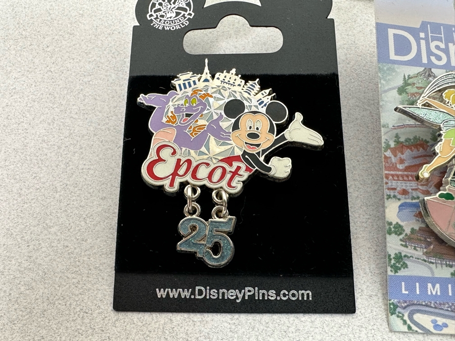 Collection Of Vintage Disneyland Trading Pins New On Cards - Two Limited Edition Pins [Photo 6]